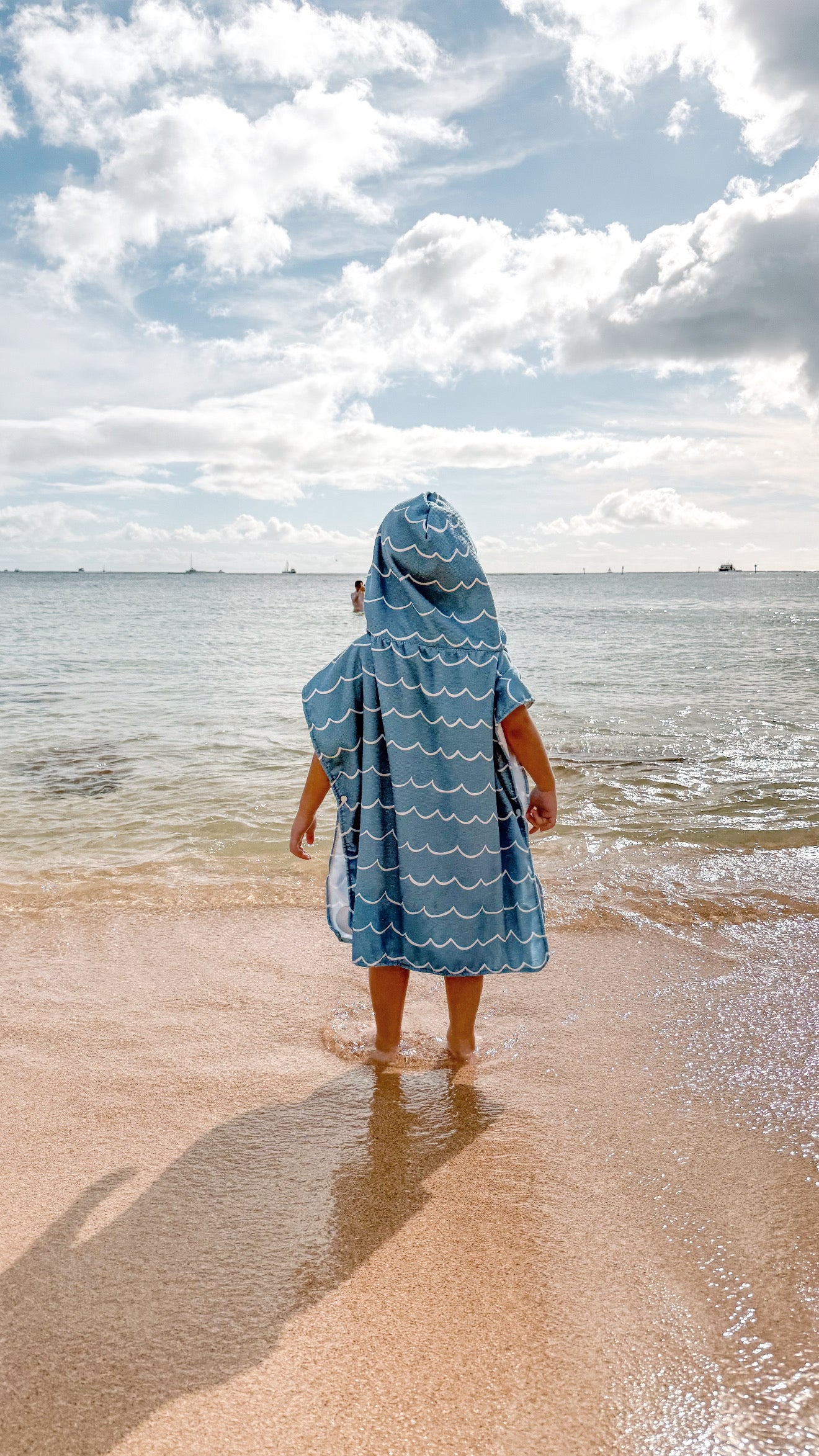 NEW! Waves Hooded Towel