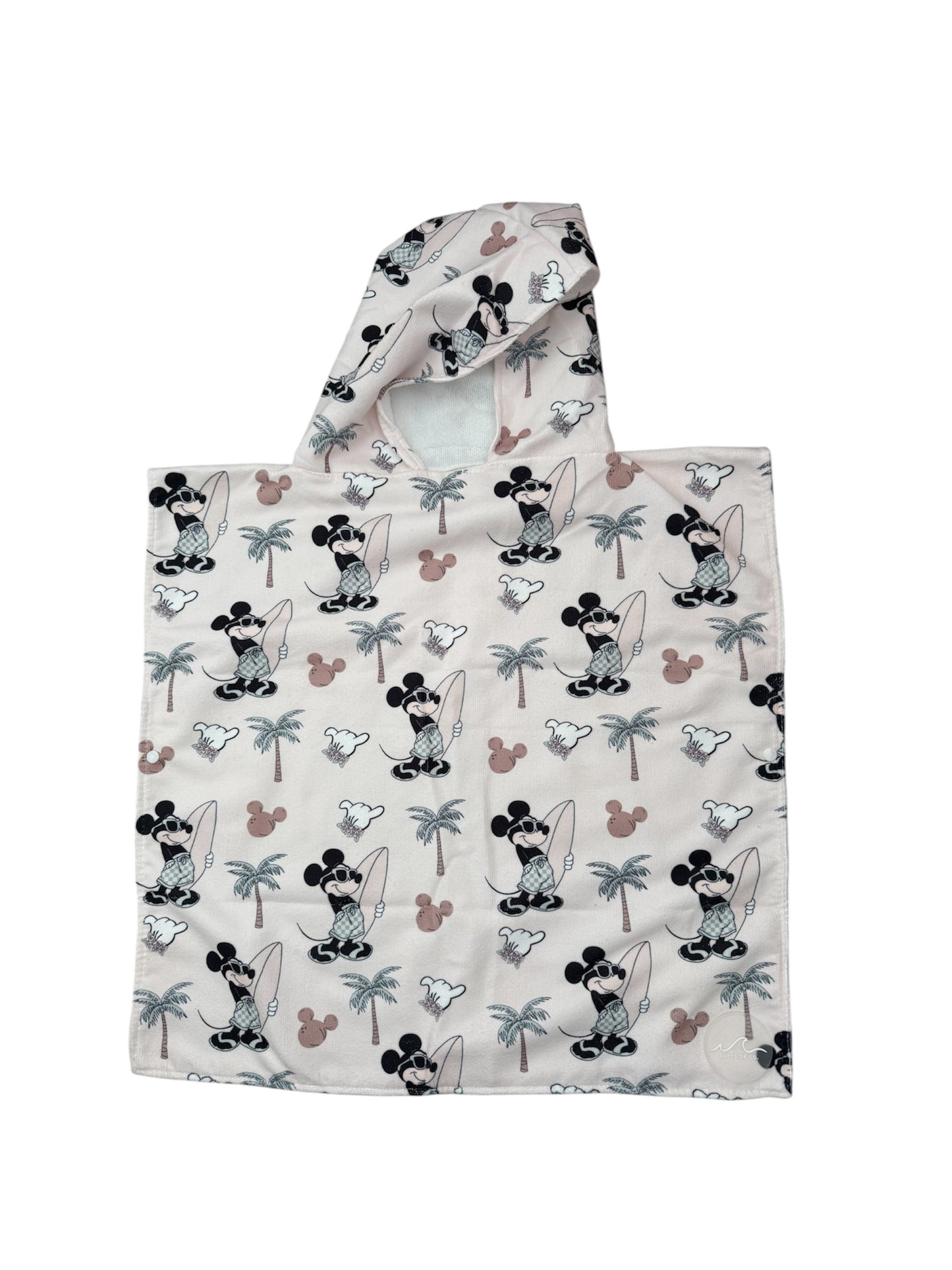 NEW! Hawaiian Mickey Hooded Towel/ Poncho