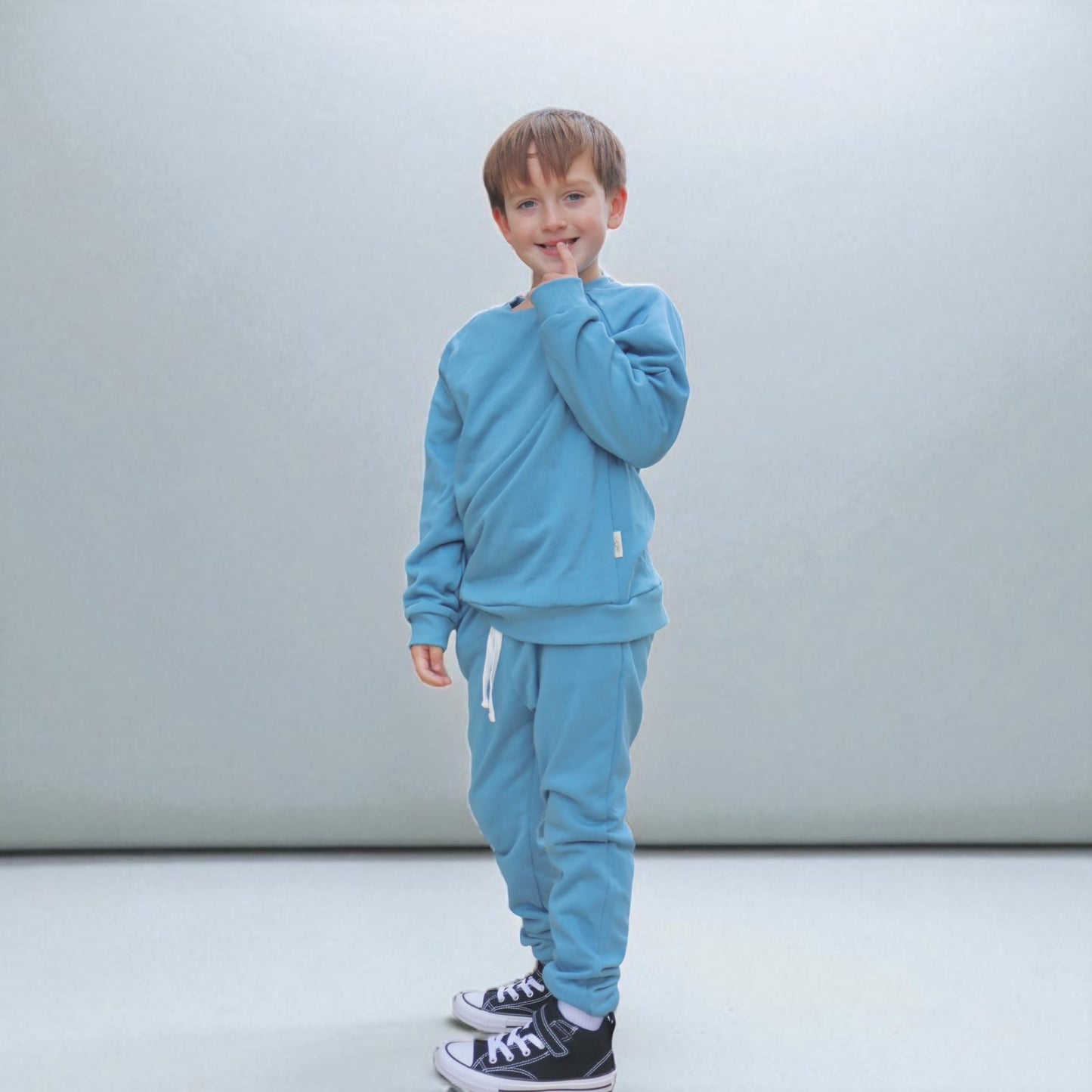 NEW! Pacific Blue Fall Jogger Set