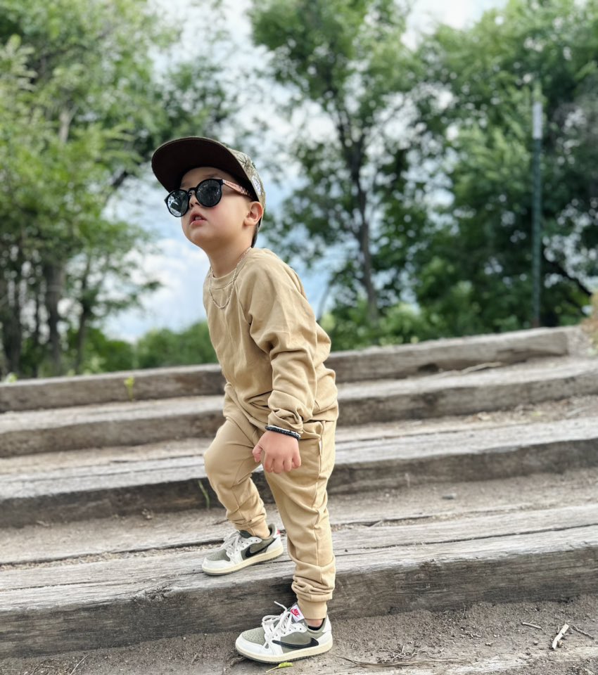 NEW! Tan Fall Jogger Set