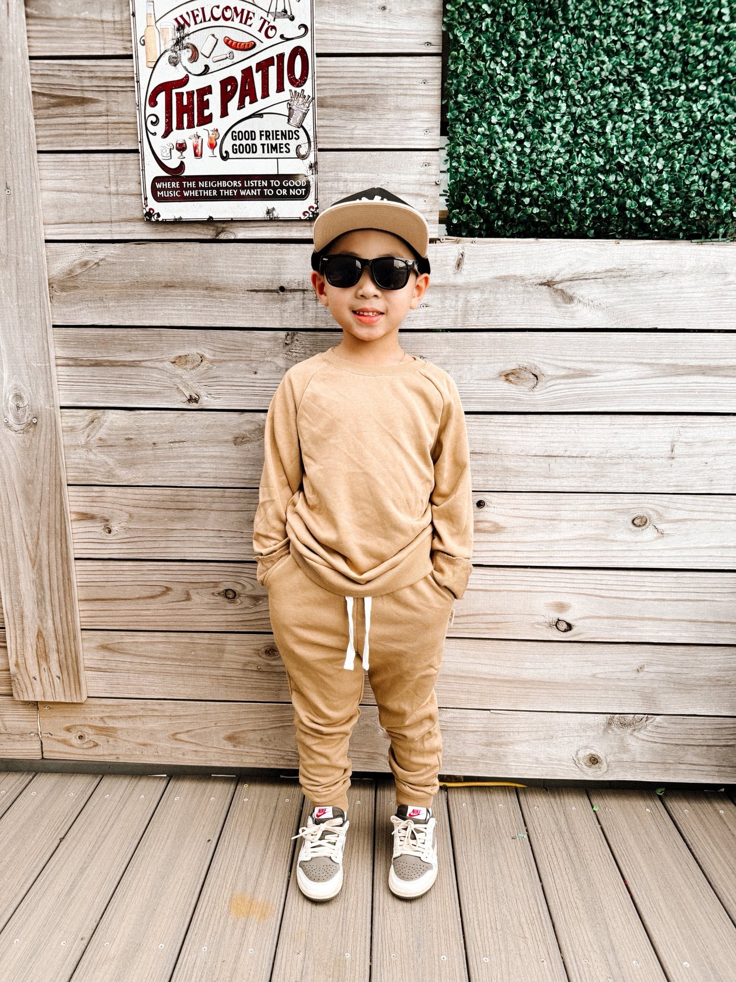 NEW! Tan Fall Jogger Set