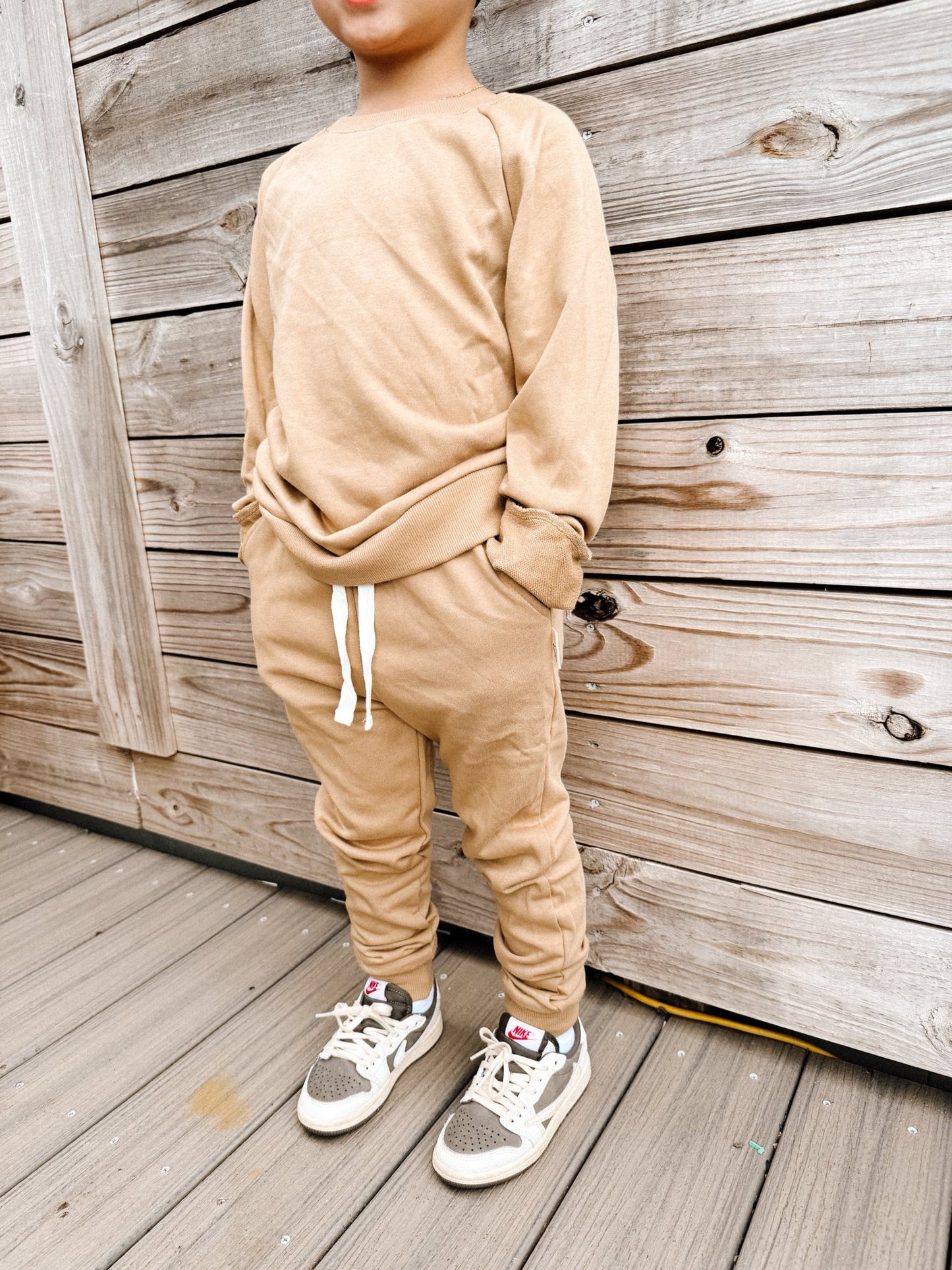 NEW! Tan Fall Jogger Set