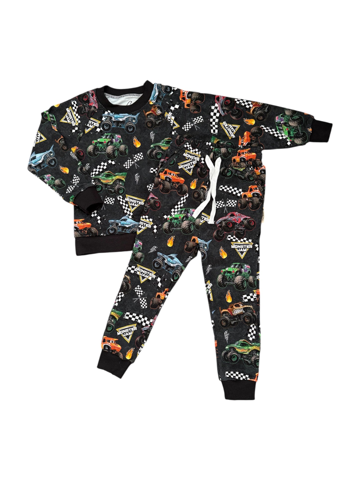 Monster Jam Bamboo Jogger Set