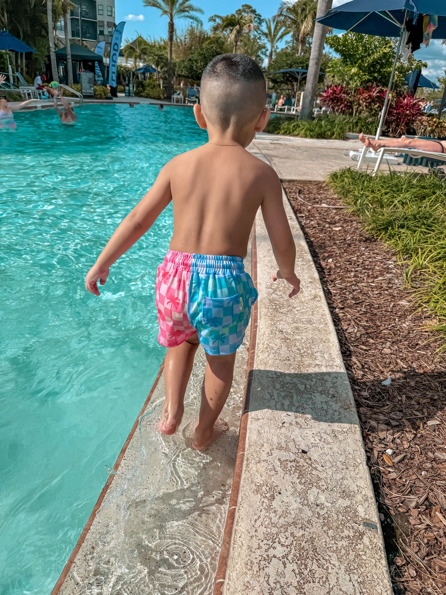 NEW! Two Tone Palm Hybrid Swim