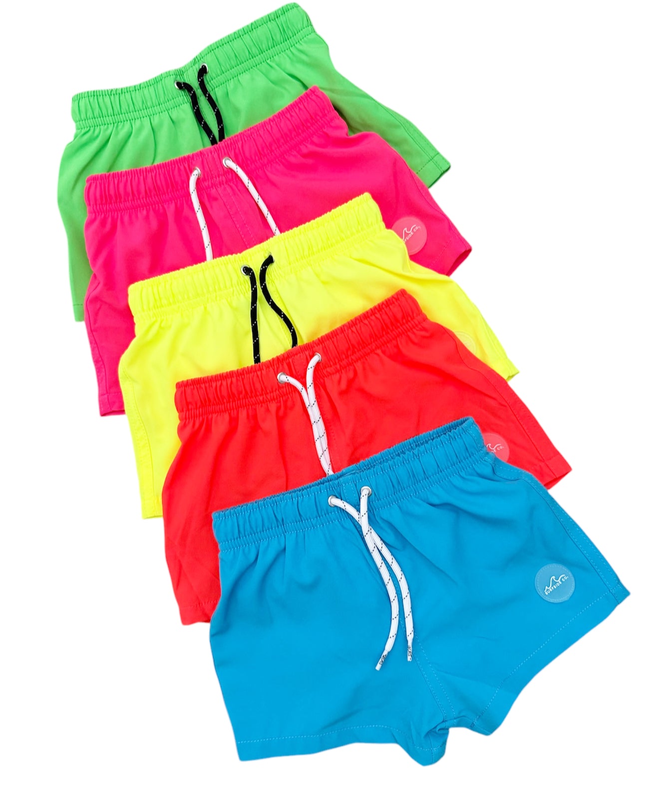 NEW! Neon Yellow Lined Swim