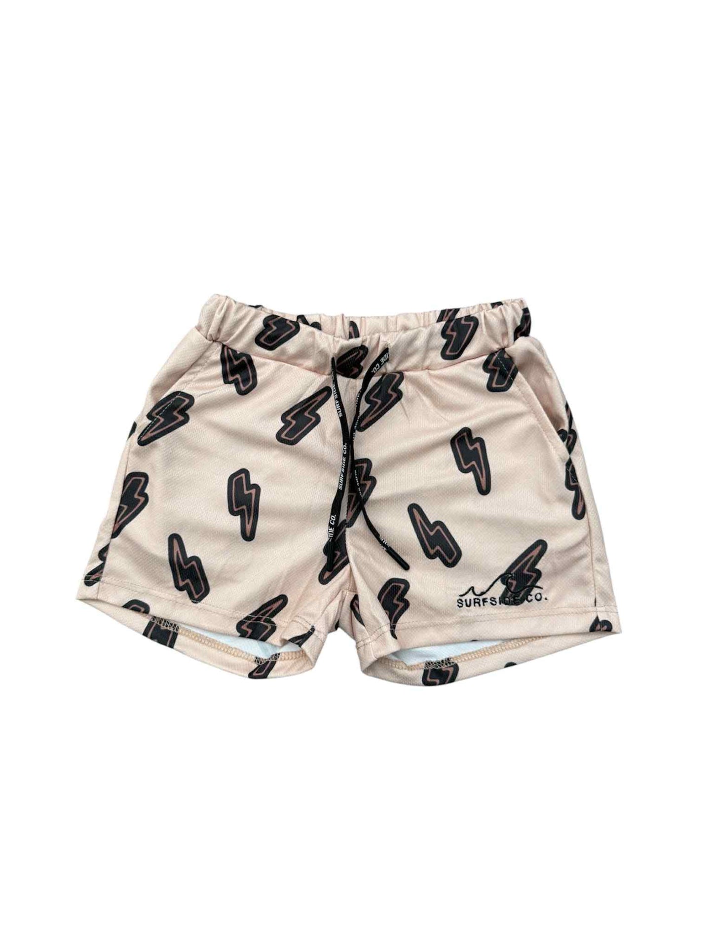 NEW! Tan Bolt Athletic Shorts *