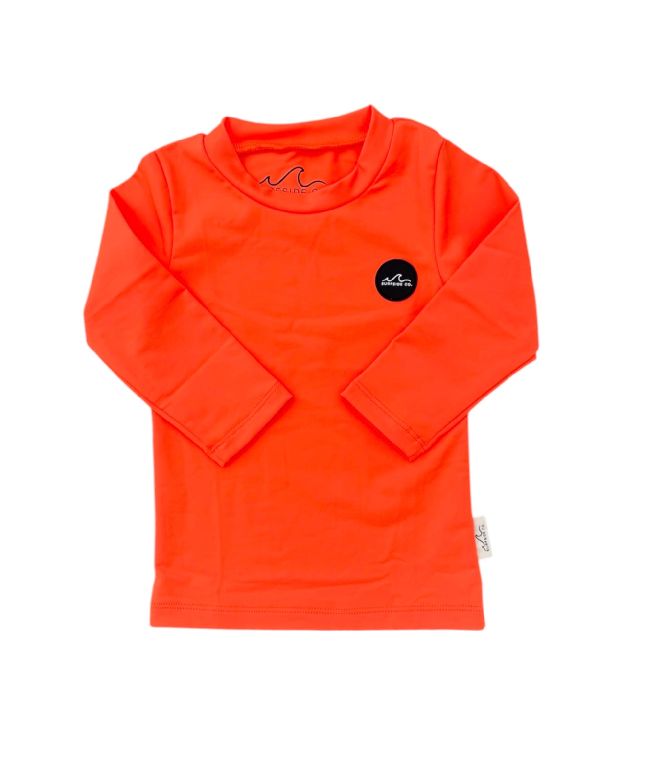 NEW! Neon Orange UPF 40+ Elevated Long Sleeve Rash Guard