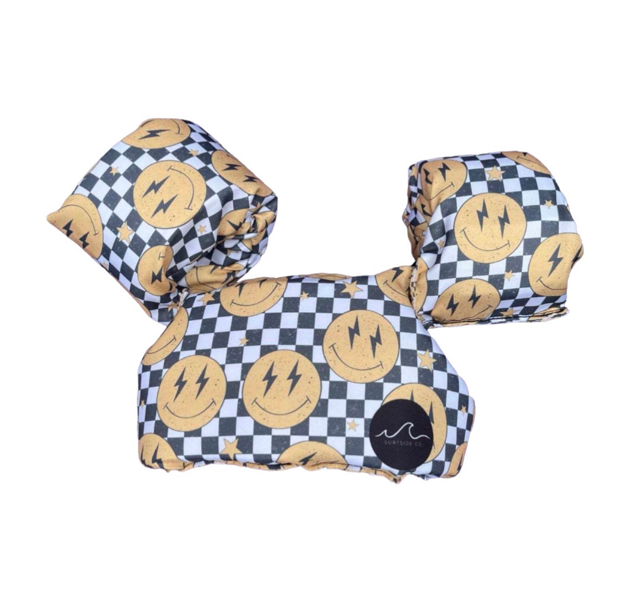 Smiley Check Puddle Jumpers