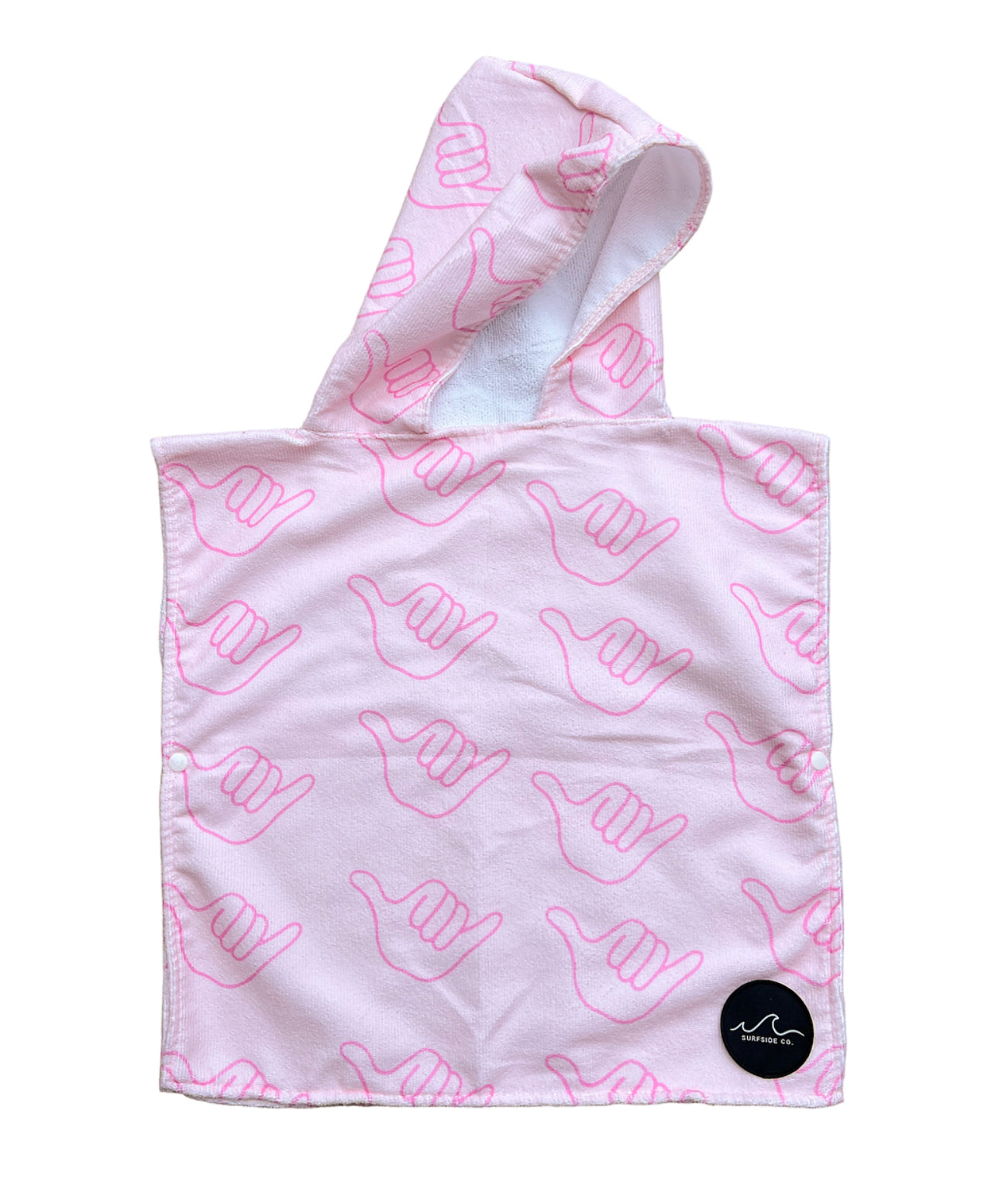 Pink Shaka Hooded Towel/ Poncho
