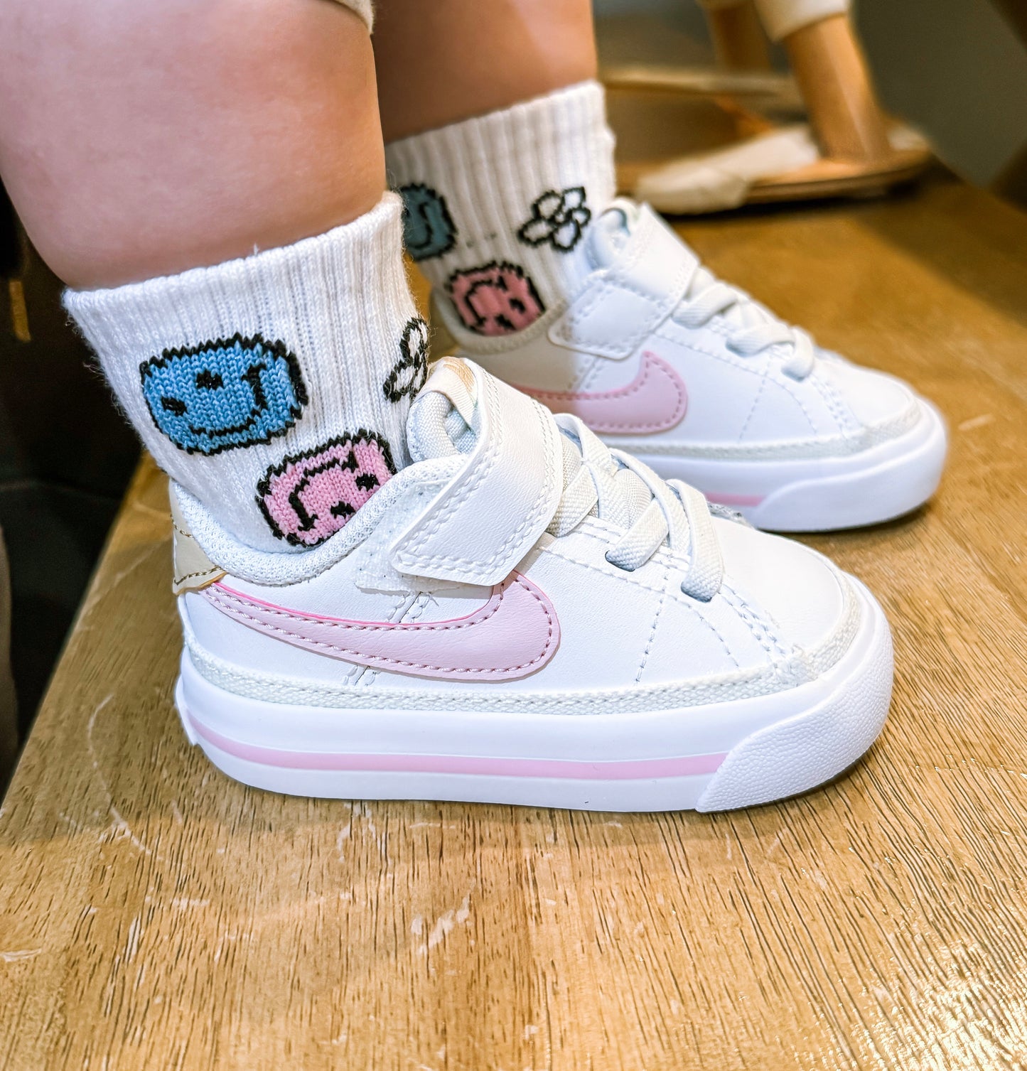 Girl Smiley Socks