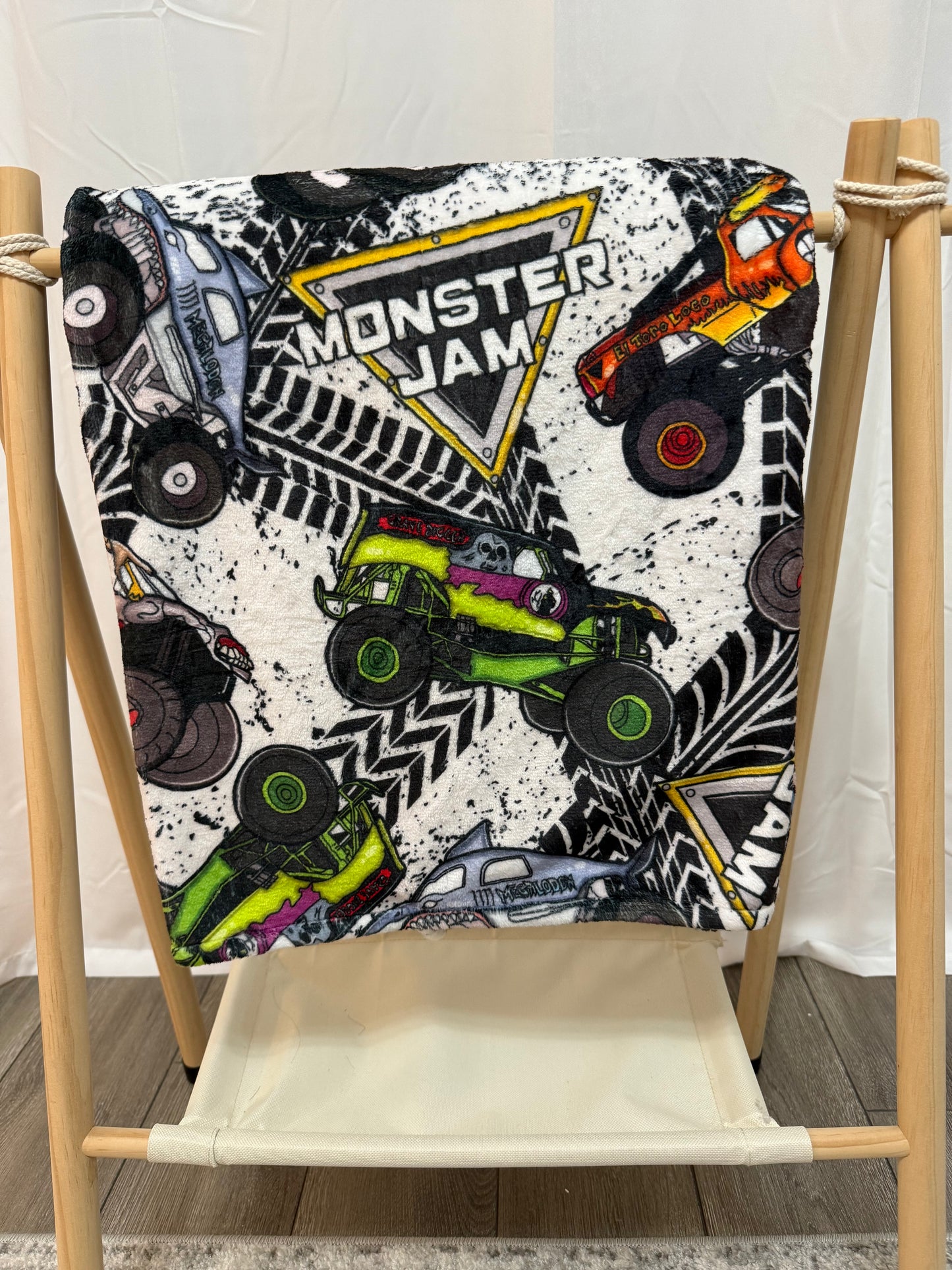 NEW! Off Road Monster Jam Blanket