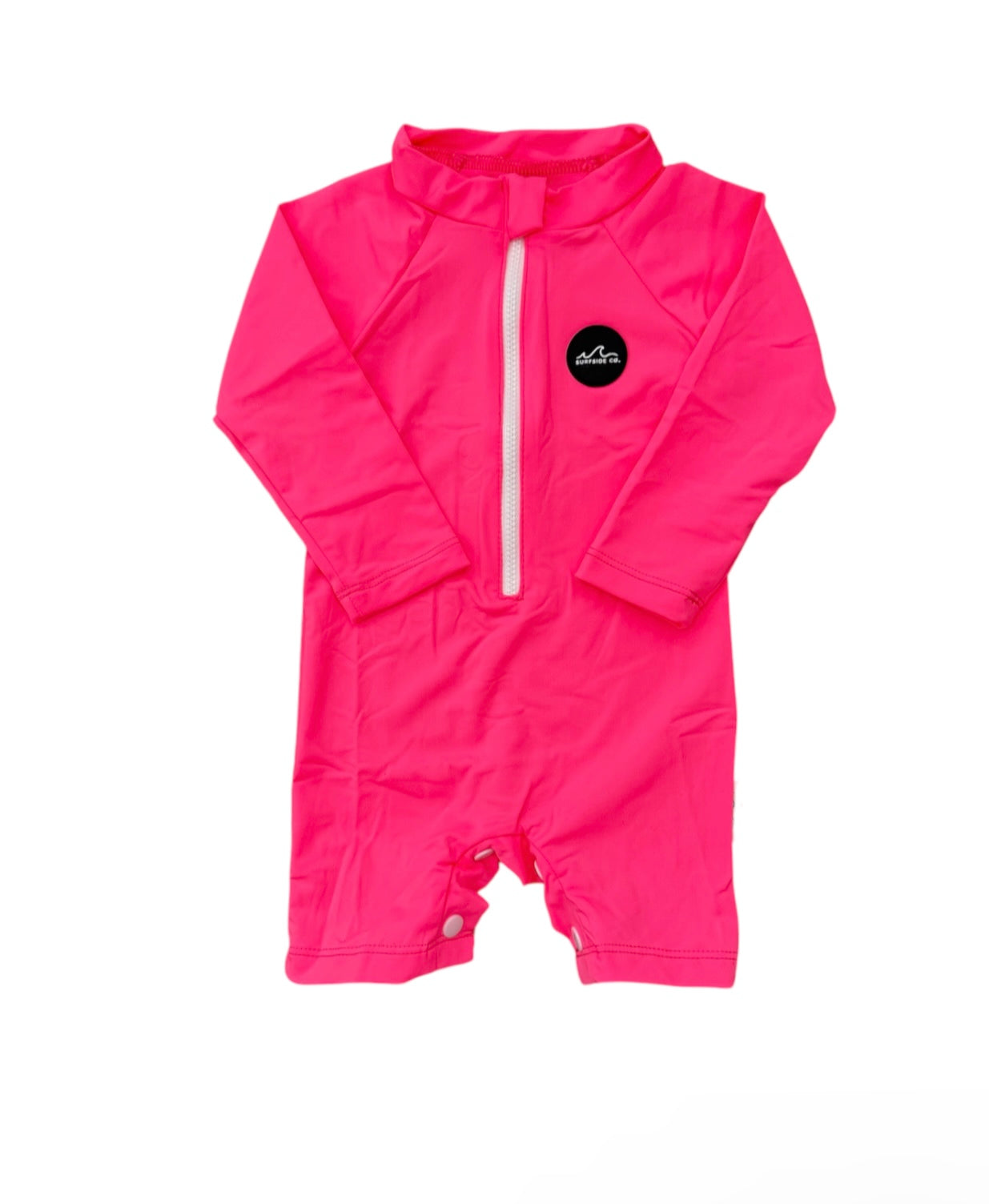 NEW! Neon Pink Elevated Swim Romper