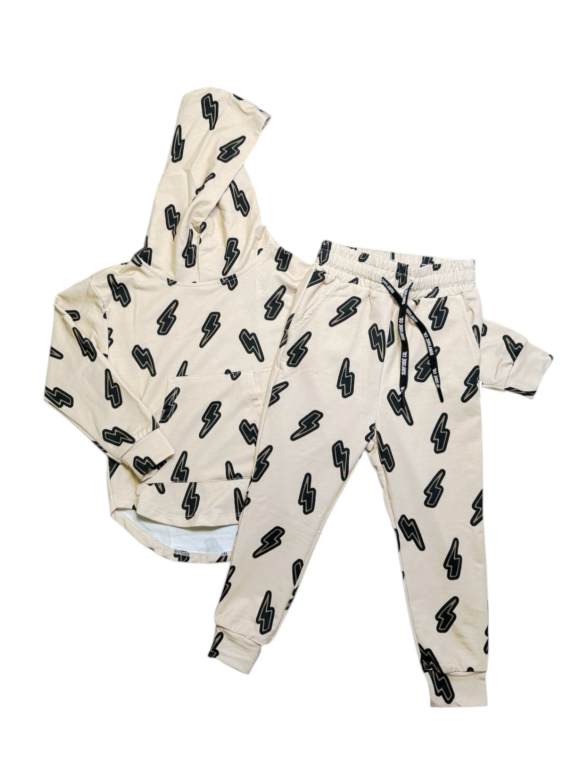 DOORBUSTER! - Tan Bolt Bamboo Sweater Daywear