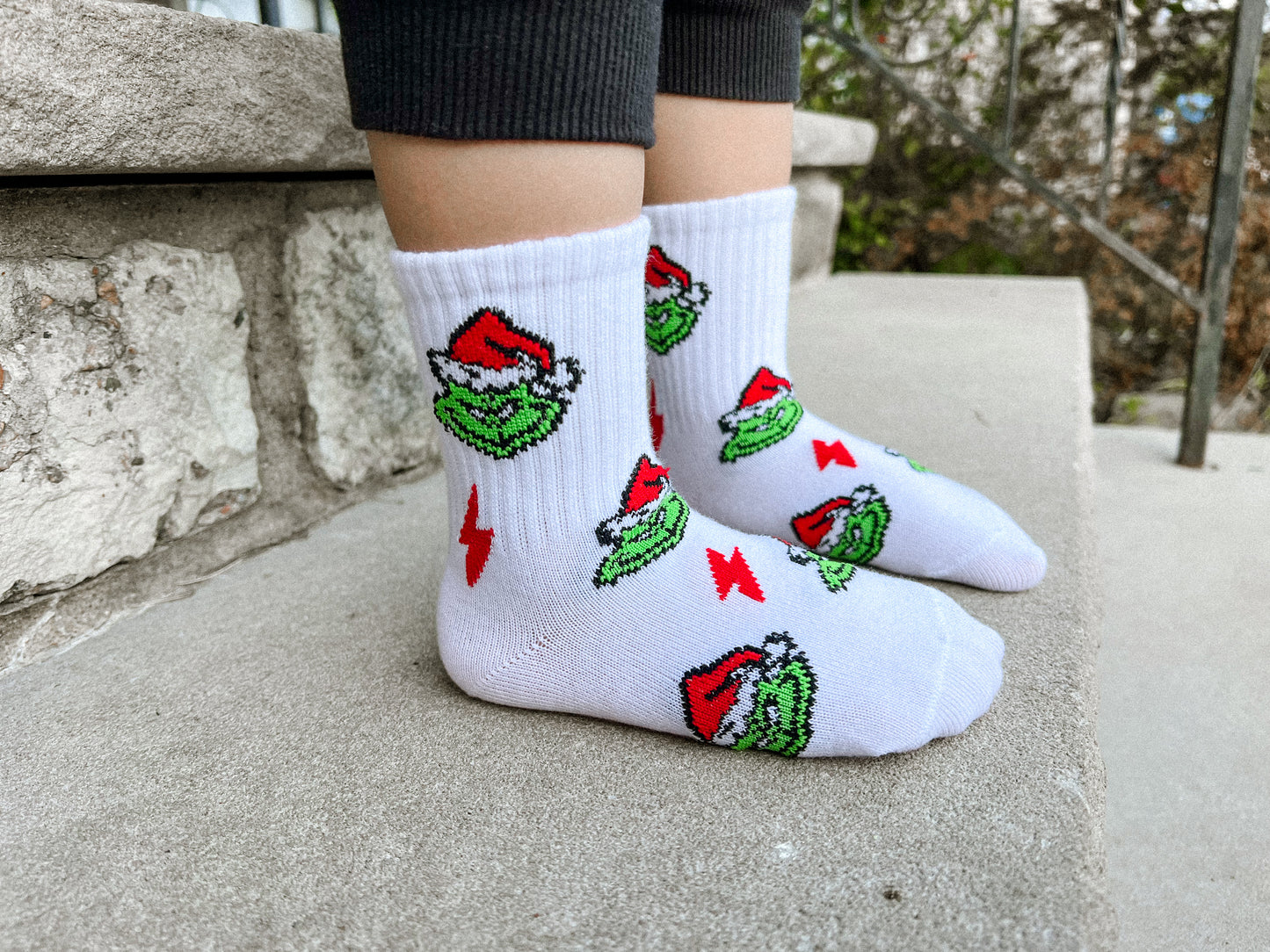 Grinch Socks