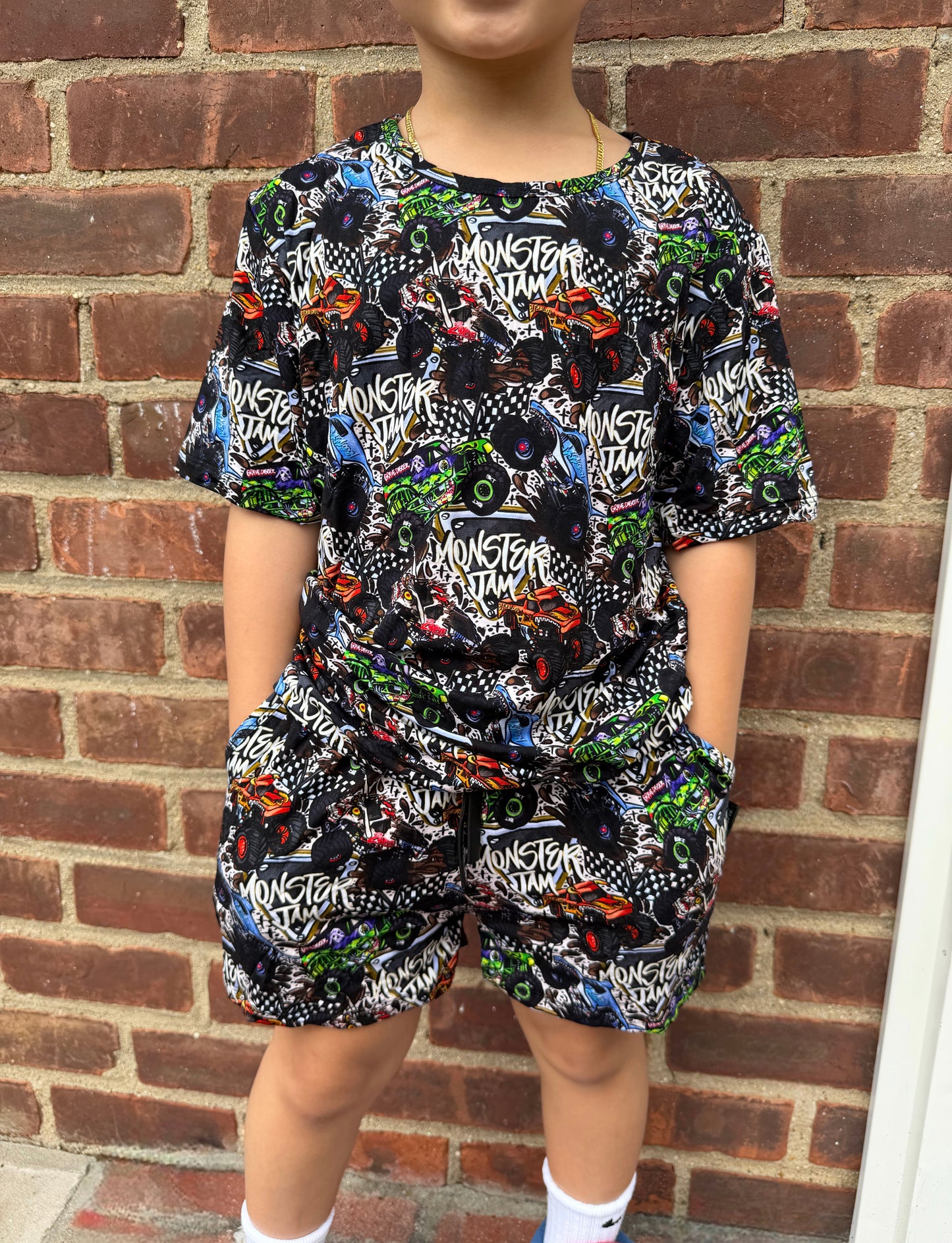 NEW! Graffiti Monster Jam Bamboo Lounge Set