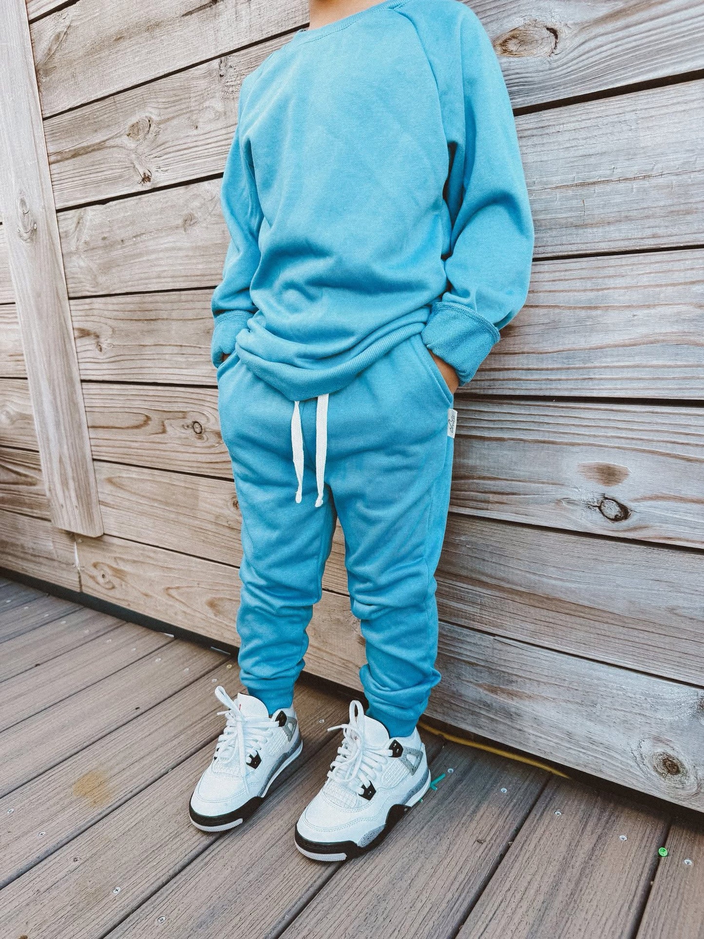 NEW! Pacific Blue Fall Jogger Set