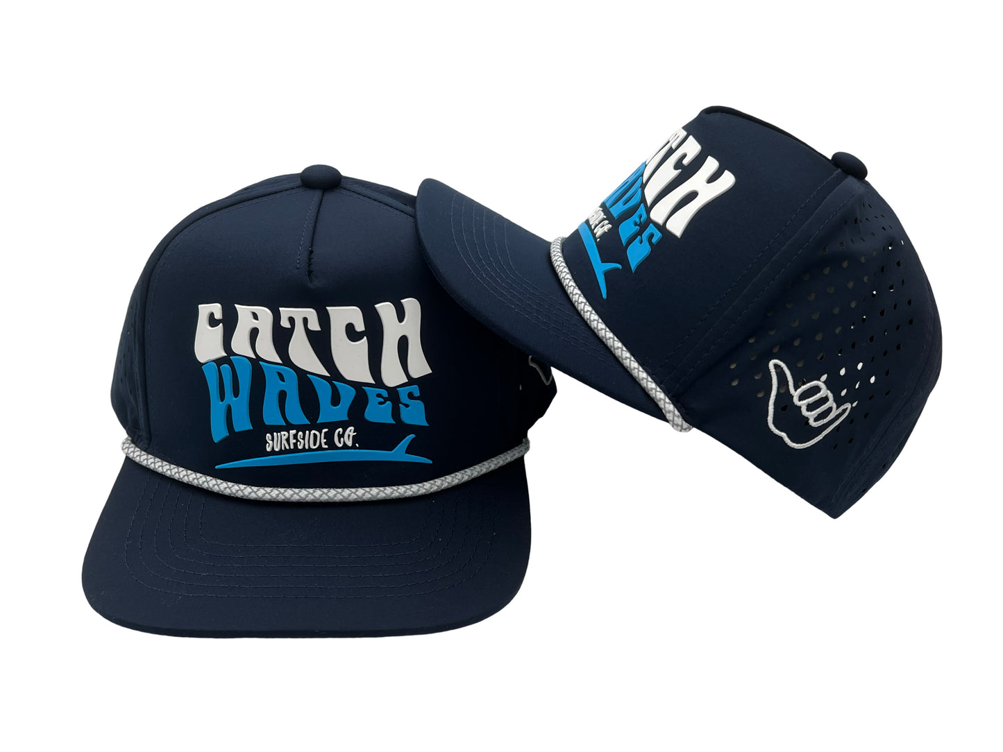 Make Waves Navy Hydro Surf Snap Back