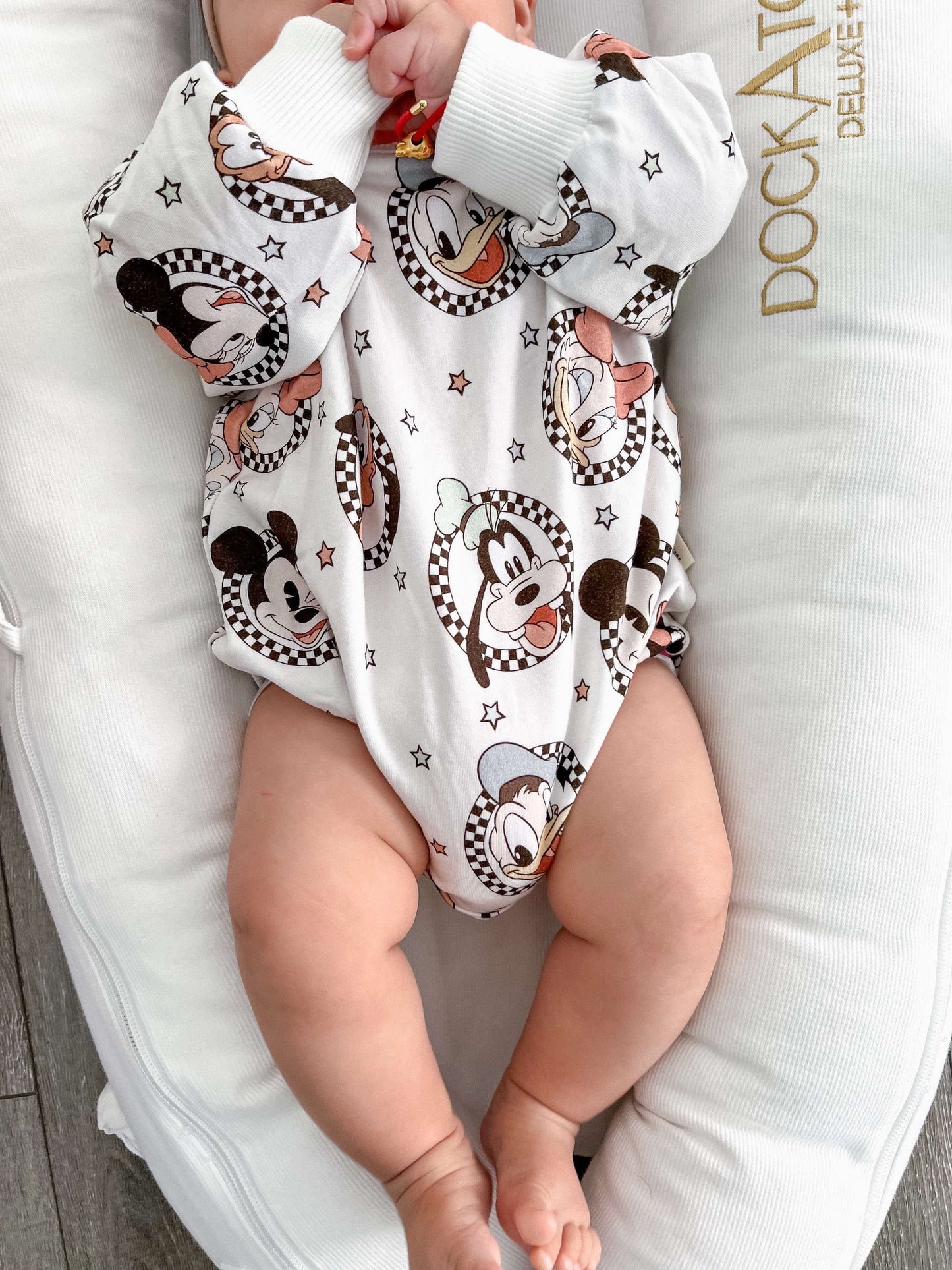 NEW! Retro Mickey Bamboo Bubble Romper