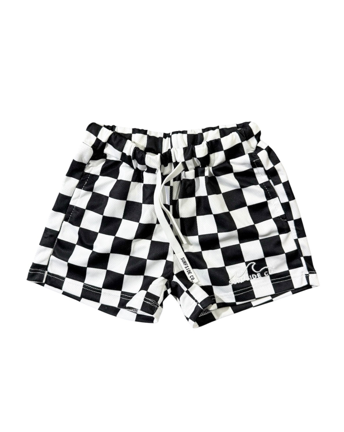 New! B/W Checks Athletic Shorts