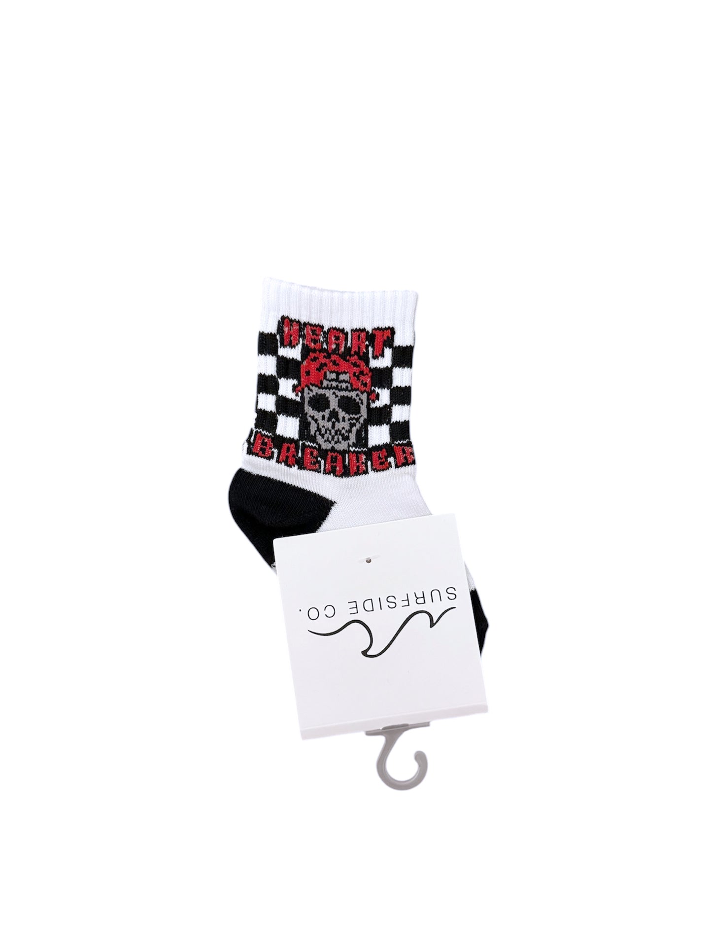Heart Breaker Skull Socks