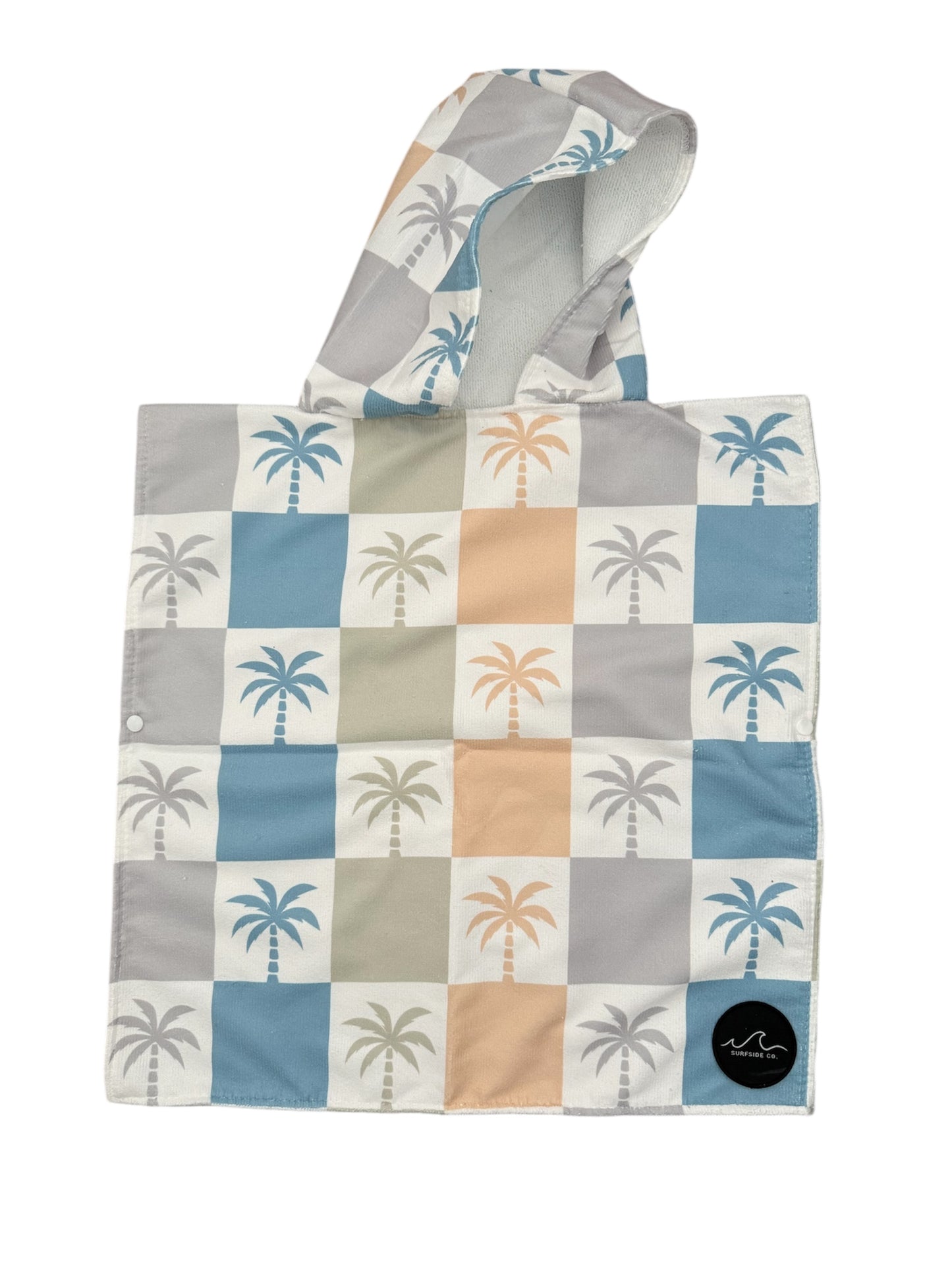 NEW! Checkered Palm Hooded Towel