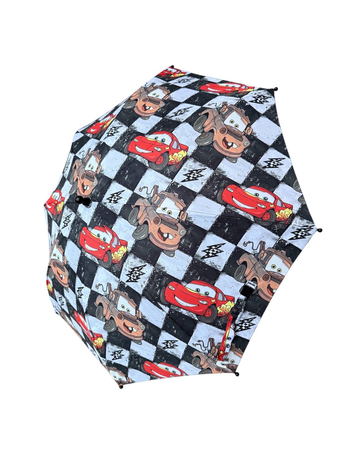 Checkered Cars Umbrella
