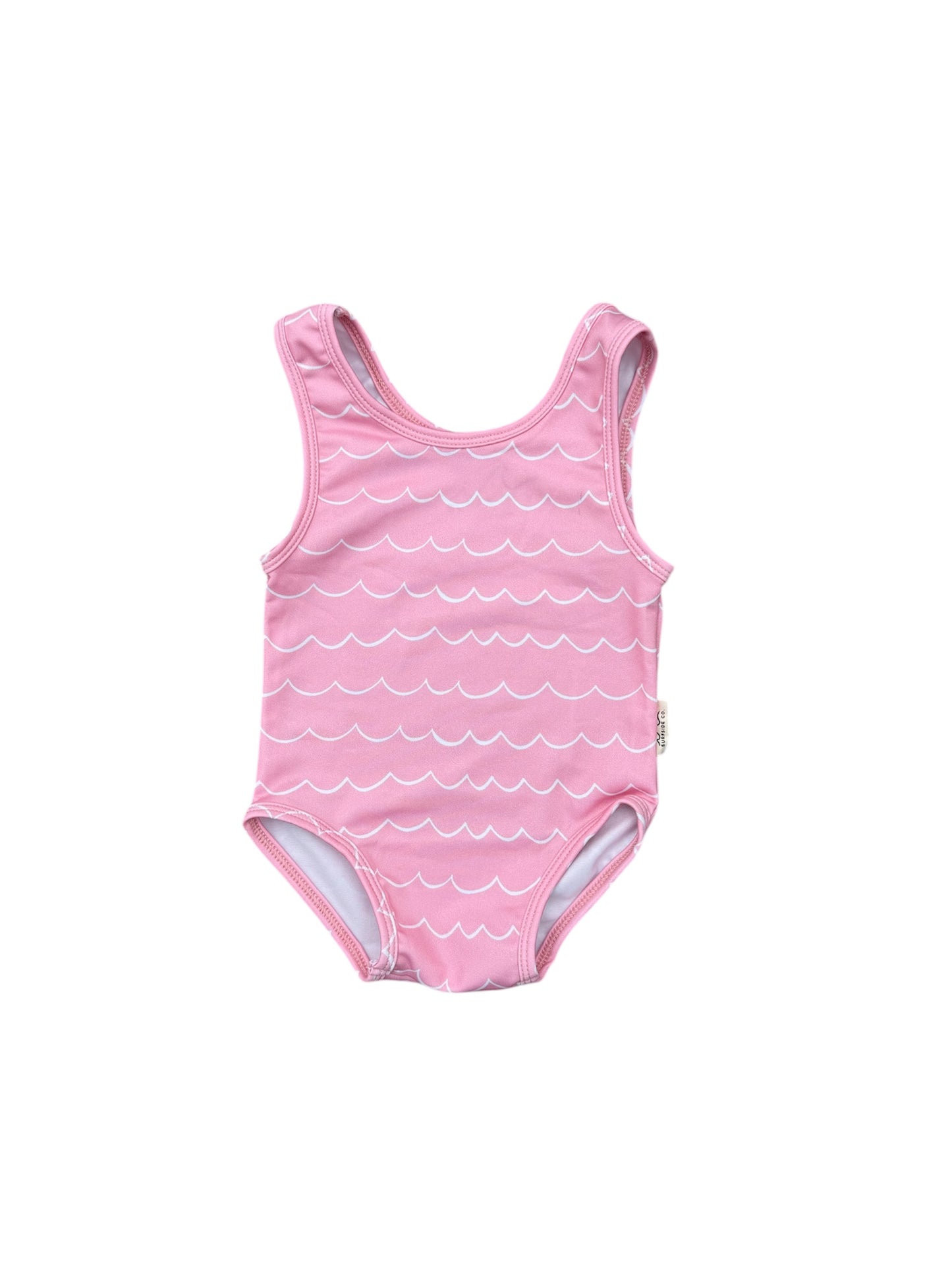 NEW! Pink Waves One Piece Swimsuit
