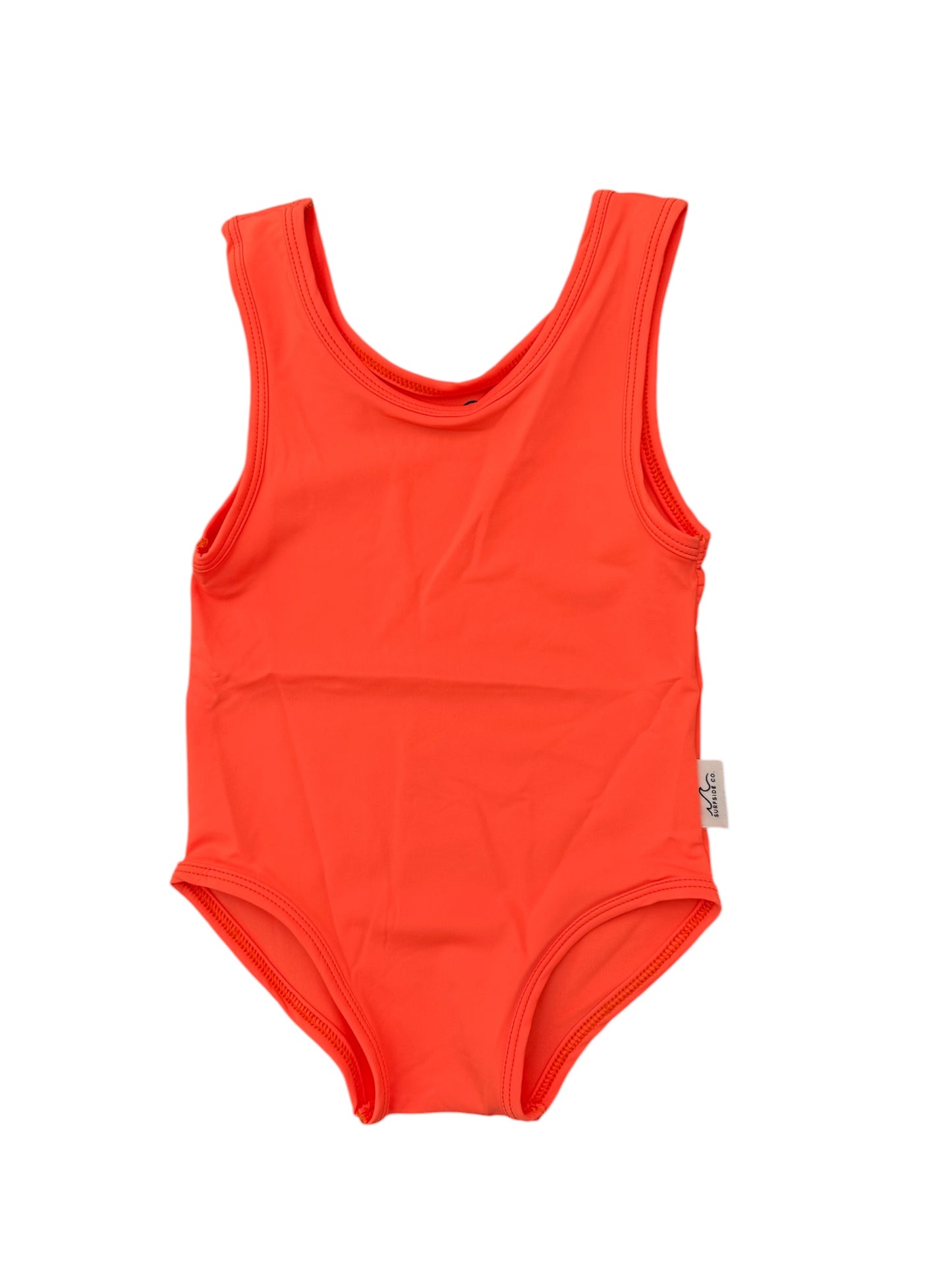 Sunset (Neon Orange) Elevated One Piece Swimsuit