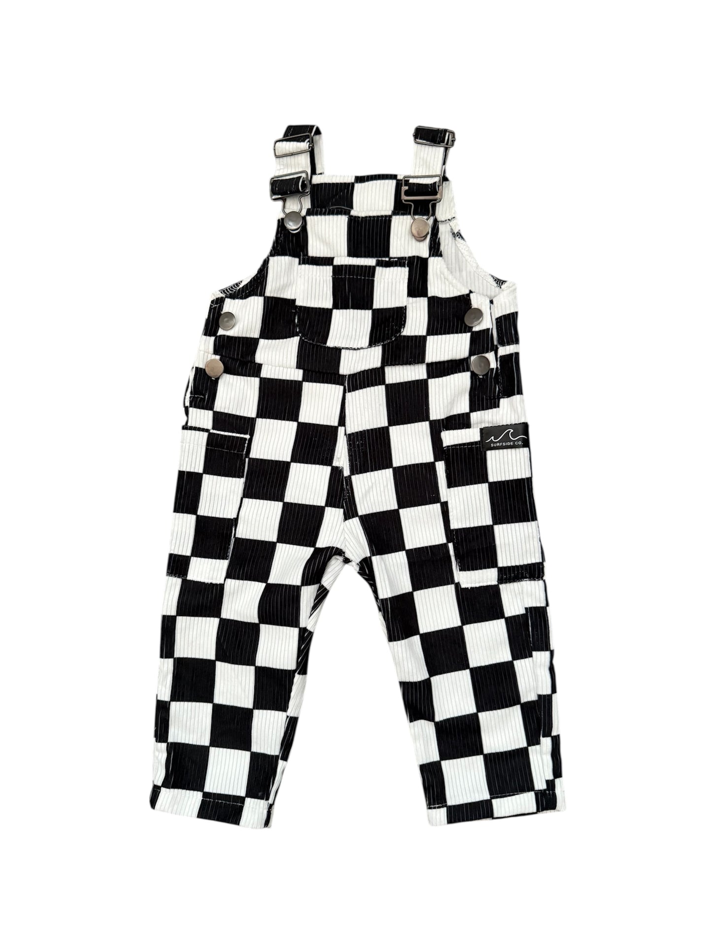 NEW! B/W Checks Overalls