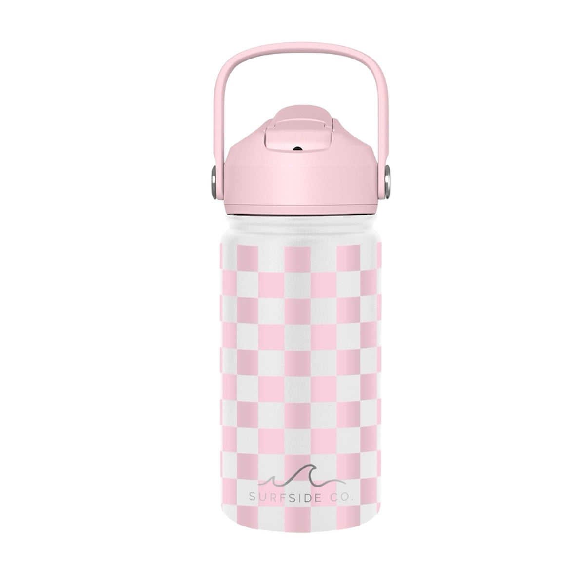 Pink Checks - 12oz Insulated Thermal Cup
