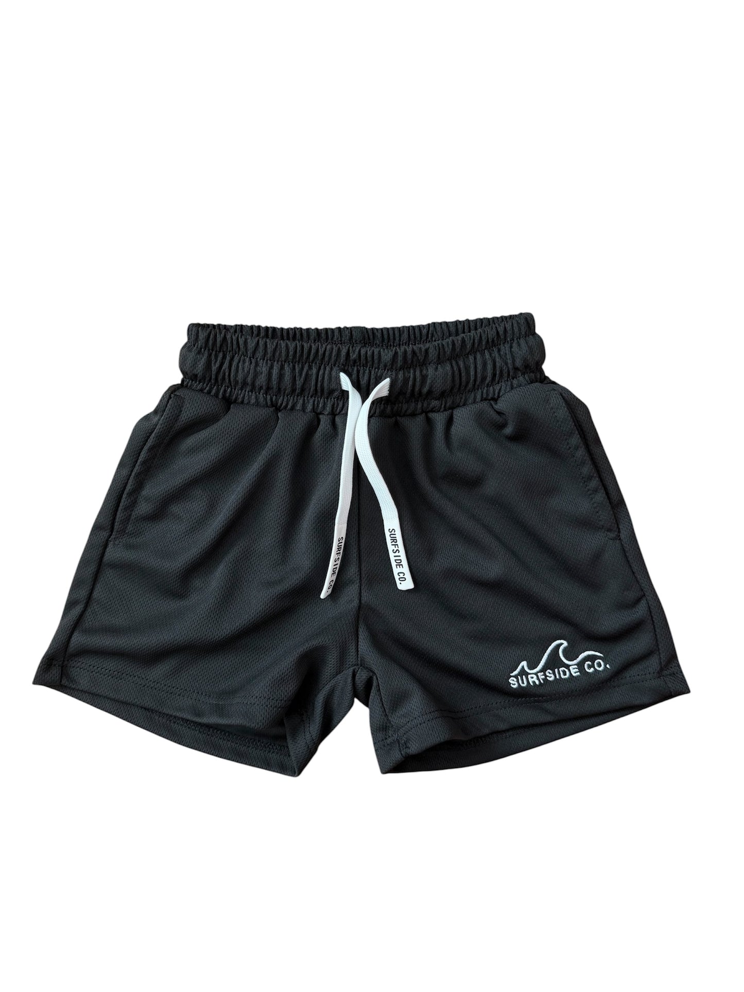 New! Black Athletic Shorts