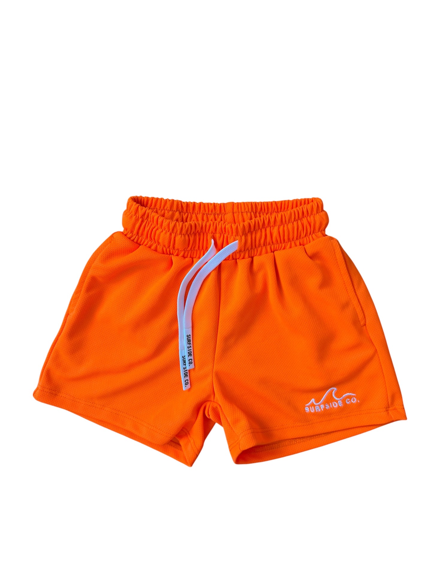 New! Neon Orange Athletic Shorts