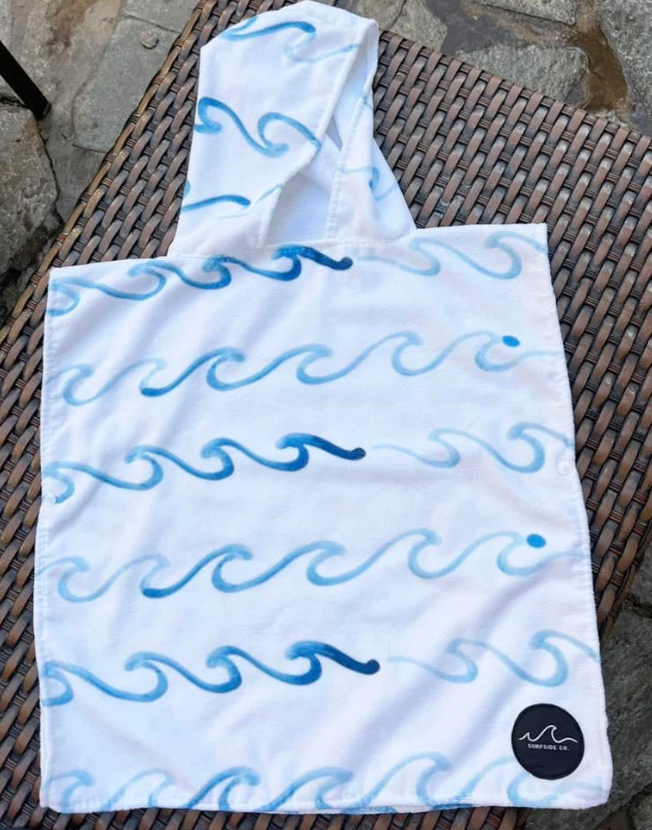 Waves Hooded Towel/ Poncho
