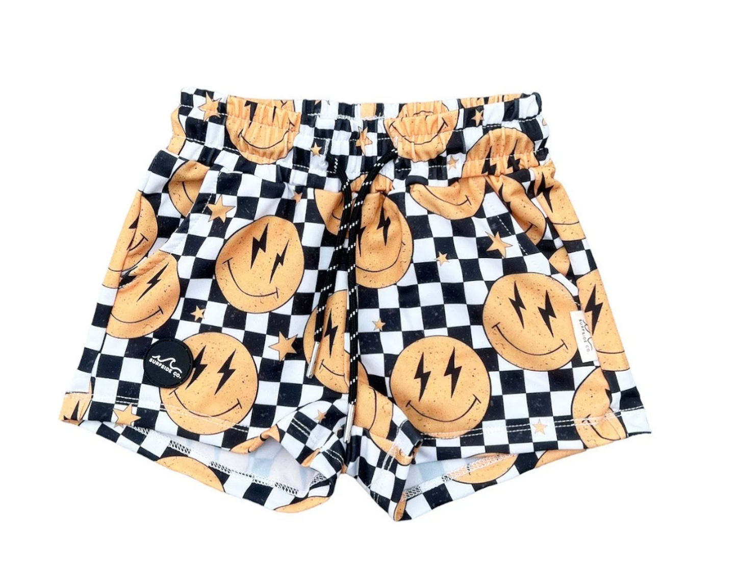 Smiley Check Hybrid Swim