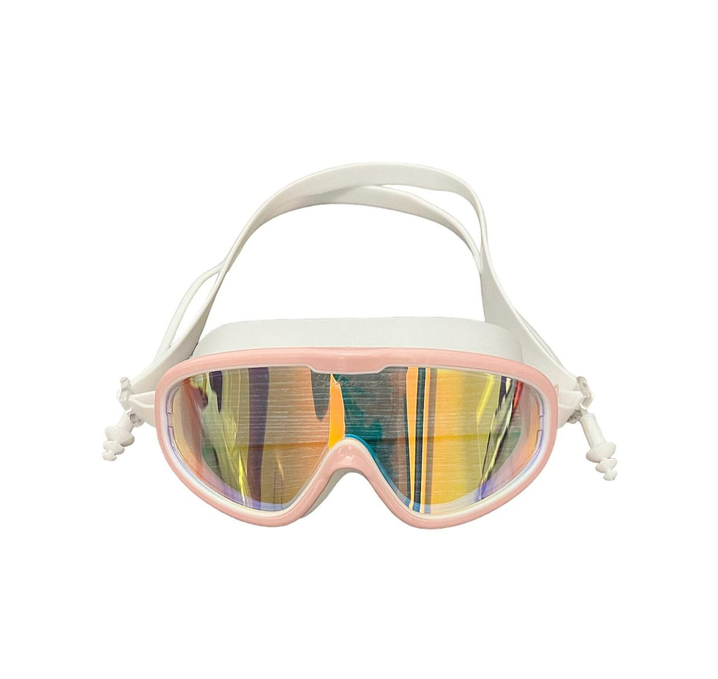 White/Pink Swim Goggles