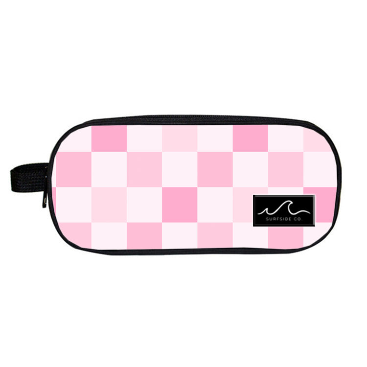 NEW! Pink Check Backpack