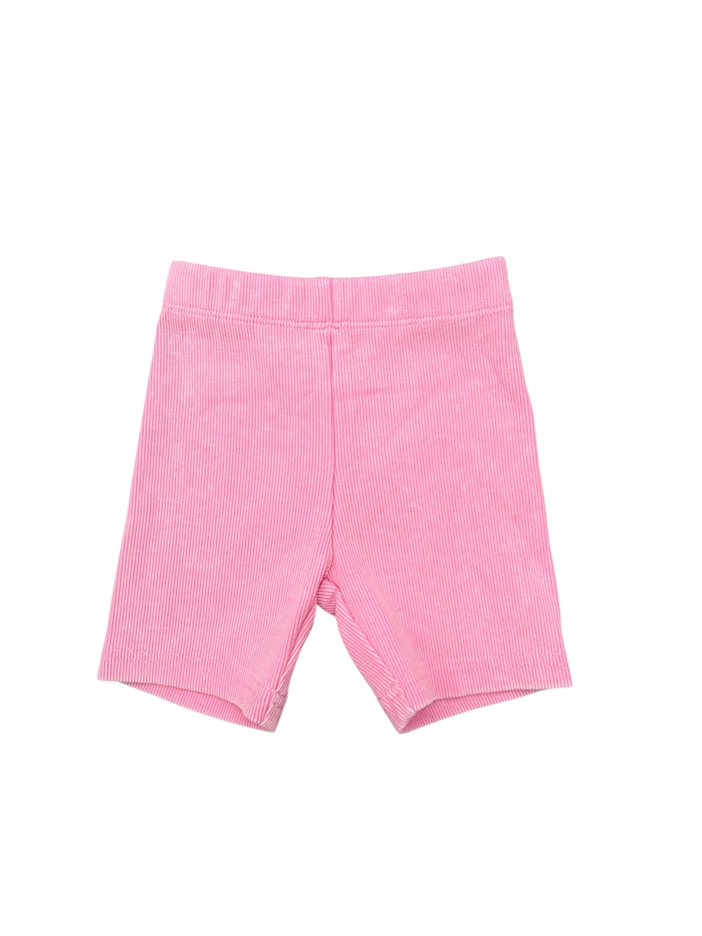 NEW! Pink Acid Wash Biker Shorts