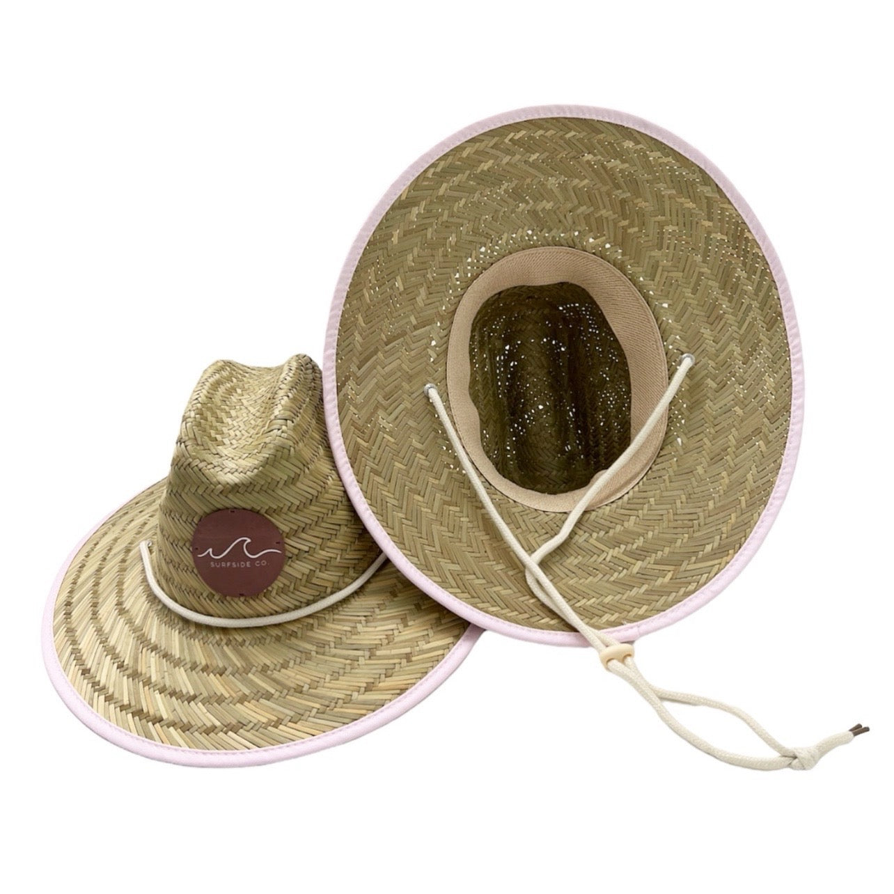 Pink Straw Hat