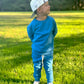 Ocean Acid Wash Sweat Set