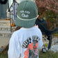 Olive "Cool Kids Club' Corduroy Snap back