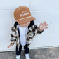 Tan 'Long Live Boyhood' Corduroy Snap back