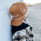 Tan 'Long Live Boyhood' Corduroy Snap back