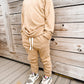 NEW! Tan Fall Jogger Set