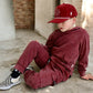 NEW! Burgundy Acid Wash Cargo Daywear