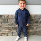 NEW! Navy Acid Wash Cargo Daywear