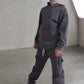 NEW! Stone Gray Acid Wash Cargo Daywear