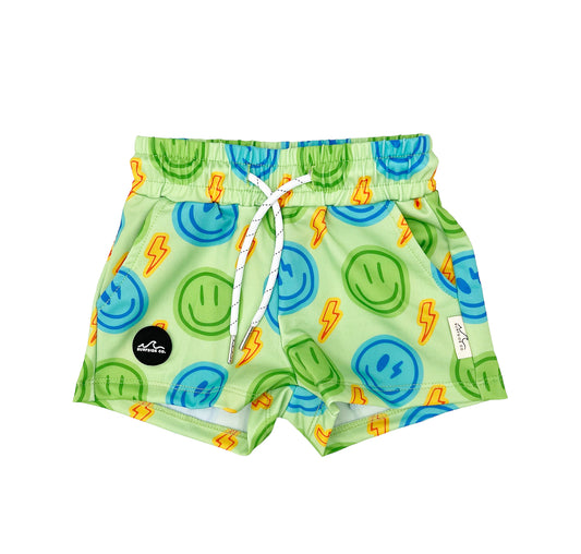 Neon Smiley Hybrid Swim