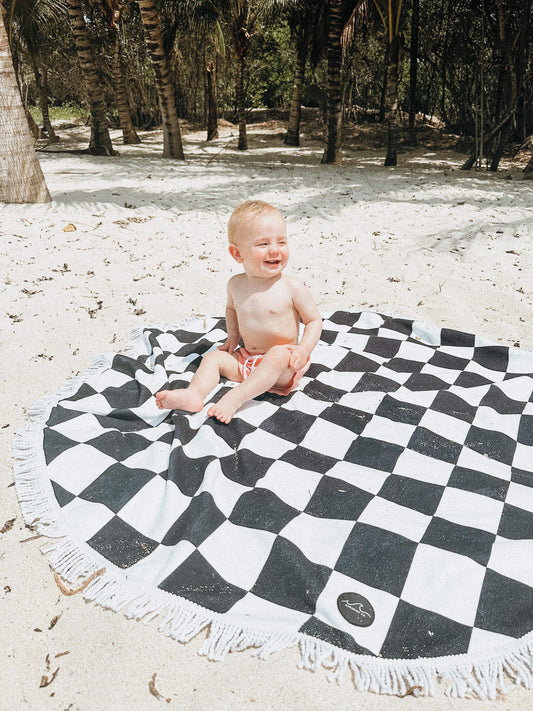 NEW! Checkered Beach Mat