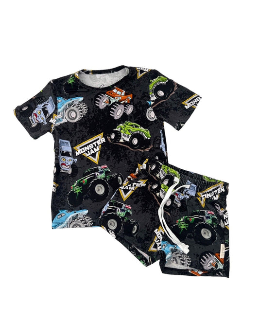 Monster Jam (Black) Bamboo  Loungewear