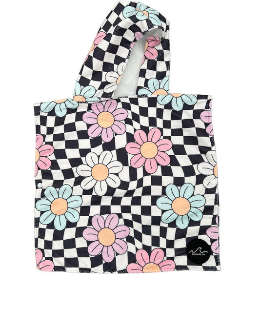 Daisy Check Hooded Towel